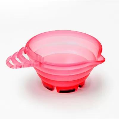 Рожева миска для фарбування з поділками Y.S. Park