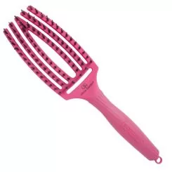 Фото Щітка для укладки волосся Olivia Garden Finger Brush Pink - 1