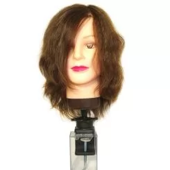 Фото Болванка женская EUROSTIL, шатен, длина волос 30 см - 1