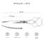 Характеристики Грумерські вигнуті ножиці Chonry NC-M7,5 