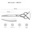 Вигнуті ножиці для грумінгу собак Barracuda Extreme Steel 7,5 дюймів - 2