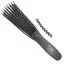 Веерная щетка для укладки волос Vilins Professional Black
