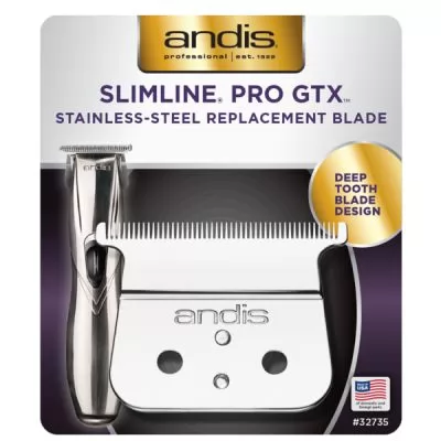 Все фото Широкий нож на триммер для стрижки Andis Slim Line Pro Li D8 GTX