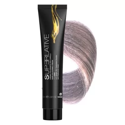 Сервіс Аміачна крем-фарба для волосся Superlative 10.21 блонд платиновий ірис – 100 мл.