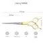 Характеристики Грумерські ножиці Chonry F650S Gold - 6,5 
