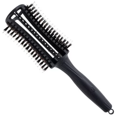 Все фото Брашинг для волос Olivia Garden Finger Brush Round Black размер L