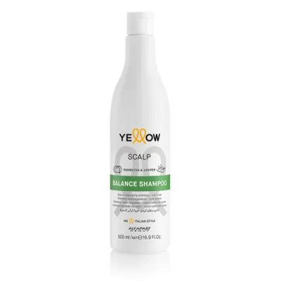 Супутні товари до Балансуючий шампунь проти жирності волосся Yellow Scalp Balance Shampoo 500 мл