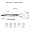 Характеристики Вигнуті філірувальні ножиці для грумінгу собак Barracuda Twisted 56 зубців 7,5 дюймів - 2