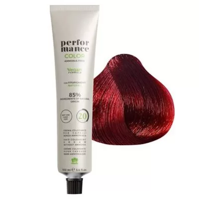 Характеристики Безаміачна крем-фарба для волосся Performance 6.6 темно-червоний блонд - 100 мл.