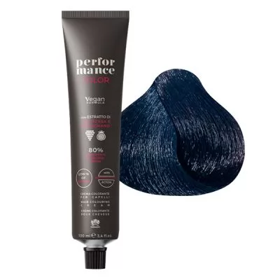 Аммиачная крем–краска для волос Performance 1.10 иссине-черный – 100 мл. - FM26-F89V10090