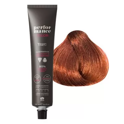Аміачна крем-фарба для волосся Performance 7.44 інтенсивний мідний блонд – 100 мл.