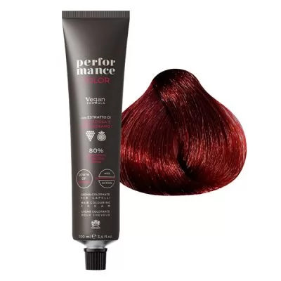 Фото Аміачна крем-фарба для волосся Performance 5.66 інтенсивний червоний світло-коричневий - 100 мл.