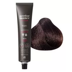 Фото Крем-фарба для волосся аміачна Farmagan Performance 4.15 коричнево-попелястий махагон – 100 мл. - 1