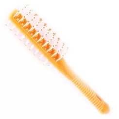 Фото Туннельная щетка для укладки волос, двустороняя Vilins оранжевая неон - 1