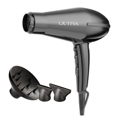 Черный фен для волос Ga.Ma Ultra 2200 Вт
