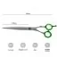 Характеристики Комплект ножиць для стрижки тварин Groomer Green Line Set 2 - 2