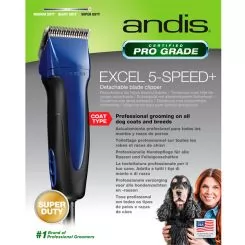 Фото Машинка для стрижки животных Andis SMC Excel 5-Speed+ Blue - 5