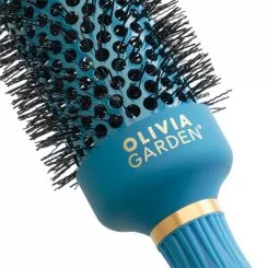 Фото Набір масажна щітка та брашинг для волосся Olivia Garden NanoThermic Peacock Limited Edition - 5