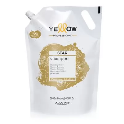 Характеристики Шампунь для інтенсивного блиску волосся Yellow Star Shampoo 2000 мл.