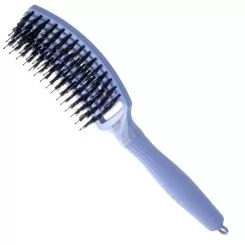 Фото Изогнутая щетка для волос Olivia Garden Amore Pearl Blue Medium LE - 2