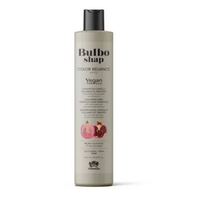 Характеристики Шампунь для фарбованого та ослабленого волосся Bulbo Shap Color Reliance 250 мл.