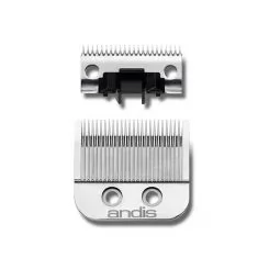 Фото Хромований ніж із нержавіючої сталі на машинку для стрижки Andis Master Cordless MLC size 000-1 - 3