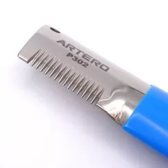 Фото Ліворукий ніж для триммінгу собак Artero 14 зубців синій - 2