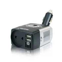 Фото Автомобільний інвертор Bestek 12 В/220 В 50 Гц 150 Вт на 1 EU розетку та 2 USB - 1