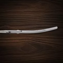 Фото Вигнуті фінішні ножиці для грумінгу тварин Barracuda Twisted 28 зубців 7 дюймів - 9