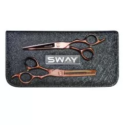 Фото Набор парикмахерских ножниц Sway Art Chokolate размер 5,5 - 1