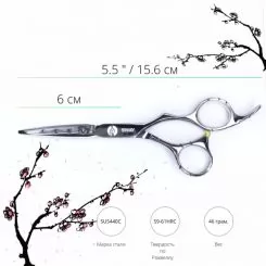 Фото Набор парикмахерских ножниц Sway Elite 206 размер 5,5 - 4