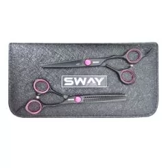 Фото Набір перукарських ножиць Sway Art Pink 305 розмір 6 - 1