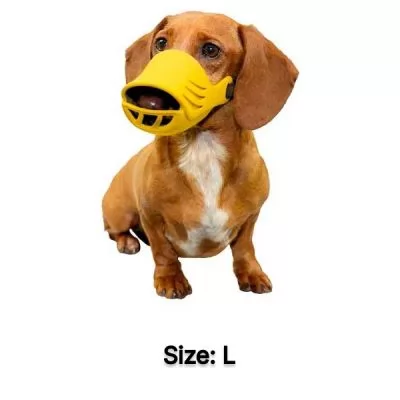 Фото Силіконовий намордник для собак качечка Artero розмір L