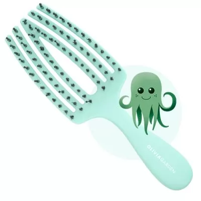 Все фото Щетка для волос Olivia Garden Finger Brush Care Mini Kids Octopus