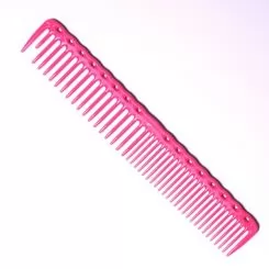 Фото Расческа планка со скругленными зубцами YS Park 200 мм. - серия 338 Pink - 1