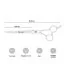 Технические данные Ножницы для груминга собак Barracuda Slim 7 дюймов - 2