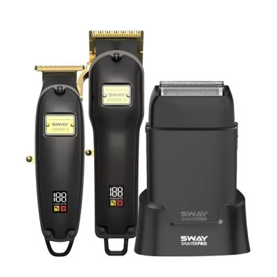 Технические данные Парикмахерский набор для стрижки 3 в 1 Sway Dipper S BGE, Vester S BGE, Shaver Pro Black 