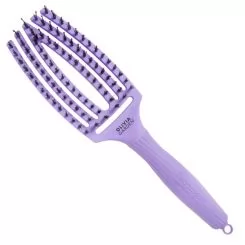 Фото Щітка для укладання Olivia Garden Finger Brush Medium Lavender - 1