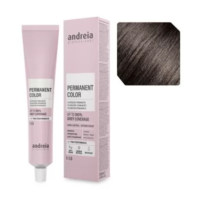 Характеристики Аміачна крем-фарба для волосся 4.0 Andreia 100 мл.