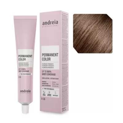 Характеристики Аміачна крем-фарба для волосся 5.03 Andreia 100 мл.