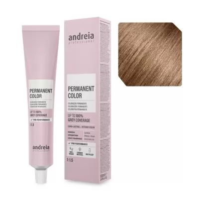 Характеристики Аміачна крем-фарба для волосся 7.03 Andreia 100 мл.