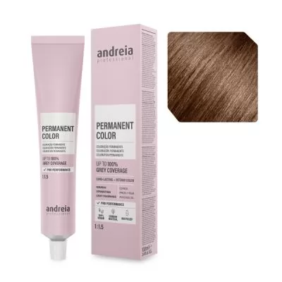 Характеристики Аміачна крем-фарба для волосся 5.34 Andreia 100 мл.