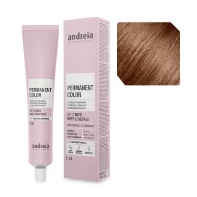 Характеристики Аміачна крем-фарба для волосся 6.34C Andreia 100 мл.