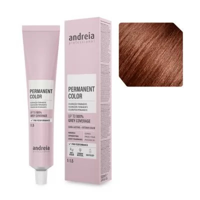 Характеристики Аміачна крем-фарба для волосся 5.43 Andreia 100 мл.
