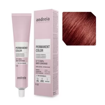Характеристики Аміачна крем-фарба для волосся 4.56 Andreia 100 мл.