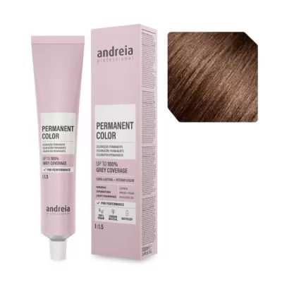 Характеристики Аміачна крем-фарба для волосся 4.74 Andreia 100 мл.