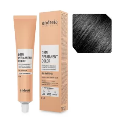Безаммиачная крем-краска для волос тон в тон 1.0 Andreia 100 мл.