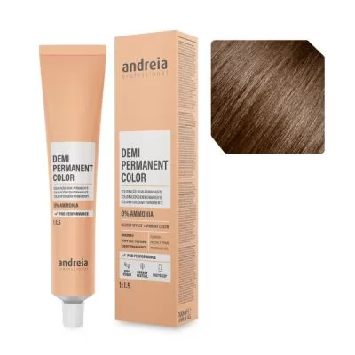 Безаміачна крем-фарба для волосся тон у тон 5.32 Andreia 100 мл.