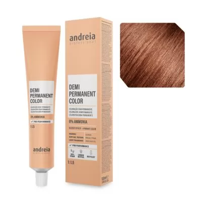Характеристики Безаміачна крем-фарба для волосся тон у тон 6.41 Andreia 100 мл.