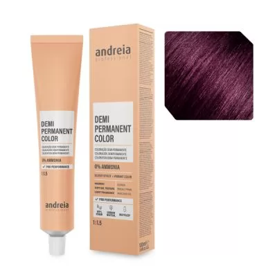 Безаміачна крем-фарба для волосся тон у тон 4.66 Andreia 100 мл.